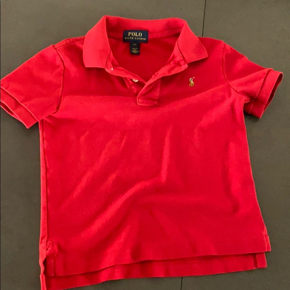 Polo Ralph Lauren Red 3T shirt